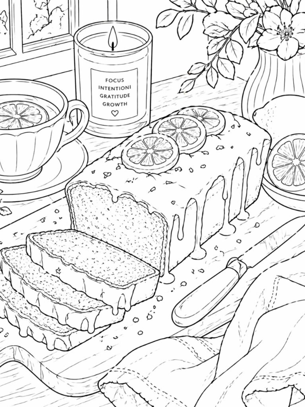 NWT When Life Gives You Lemons Themed Coloring Book - Picture 9 of 10